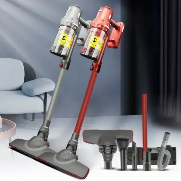 Vacuum Cleaner Wireless Handheld For Home Portable Cyclone Dust Sweeping And Carpet Cleaning, Stick Vacuum with Mop, 4Heads