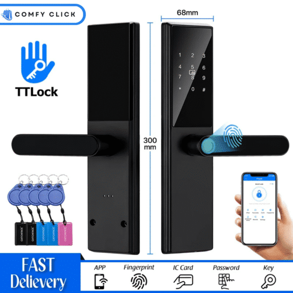 Bluetooth Fingerprint Smart Lock with TTLock App