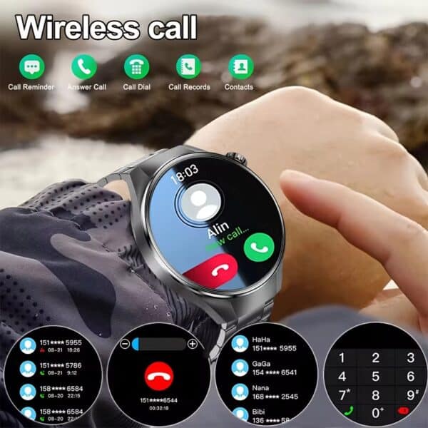 2025 New Watch G5 Plus GPS NFC Smart Watch Men Women 466*466 AMOLED Screen Heart Rate Bluetooth Call IP68 Waterproof Smartwatch by COMFYCLICK