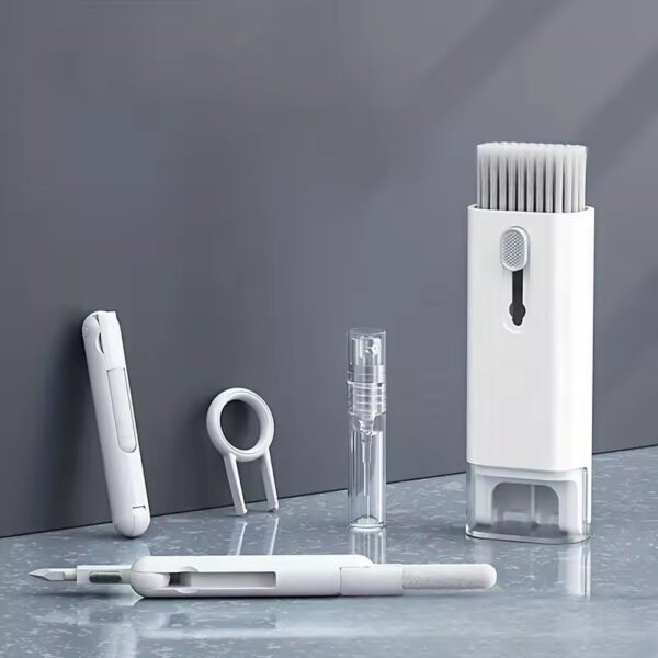 7-in-1 Portable Cleaning Kit: Keyboard, Earphone, Screen, Mini Brushes, Crevice Tool. Travel Gadget | Back to School Essentials by COMFYCLICK