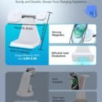 3 in 1 magnetic charger for iphone apple watch airpods