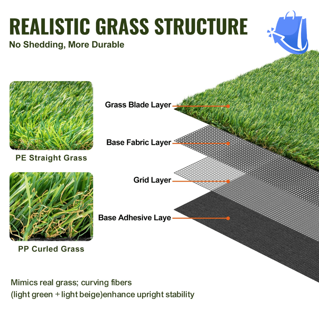 Artifical Grass Rug Green For Home Decor - Image 3