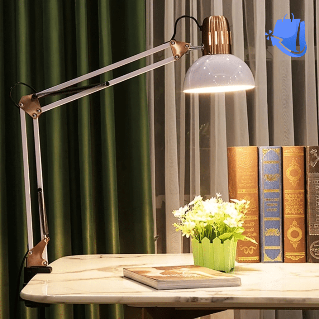 LED Desk Lamp with Clamp for Reading Study and Work - Image 2