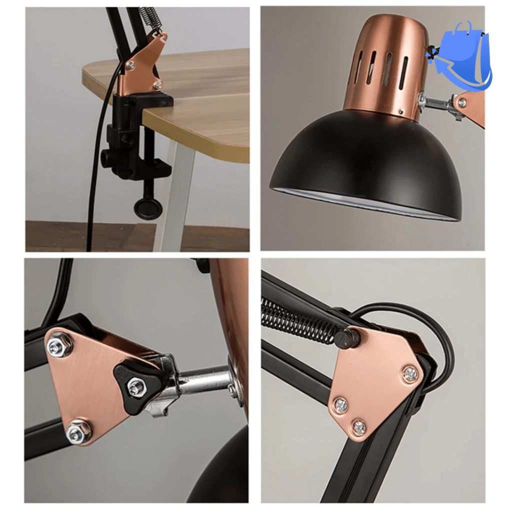 LED Desk Lamp with Clamp for Reading Study and Work - Image 4