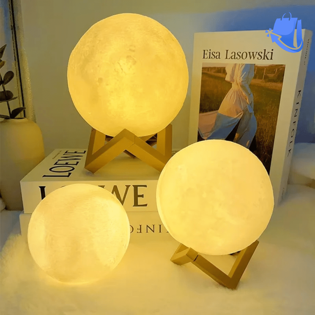 Moon Night Light LED Galaxy Lamp for Bedroom Decor - Image 3