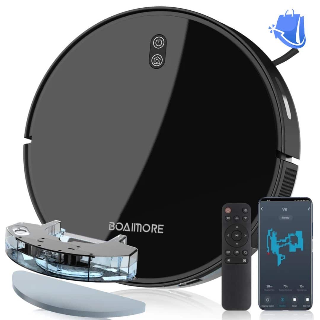 Smart Robot Vacuum Cleaner and Mop for Pet Hair Home