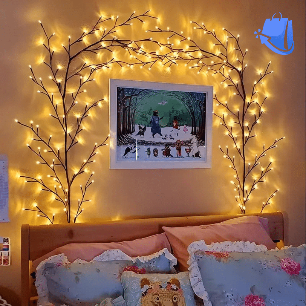 Willow Branch LED Light with 96 Fairy Lights Decor